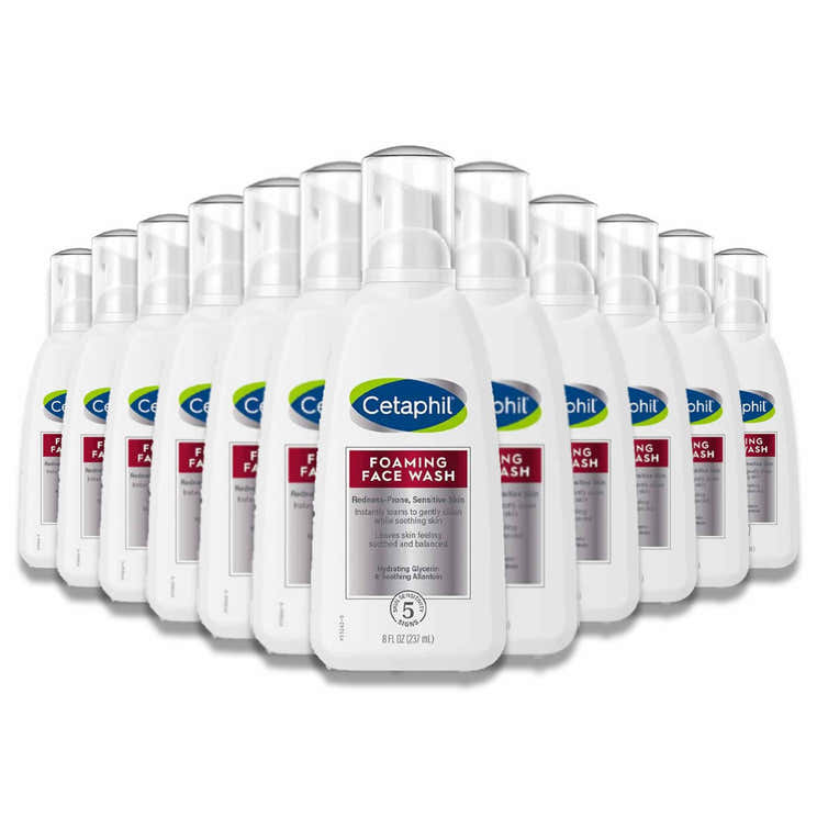 Cetaphil Foaming Face Wash for Redness Prone Skin 8 oz - 12 Pack | Cetaphil - Pre Order