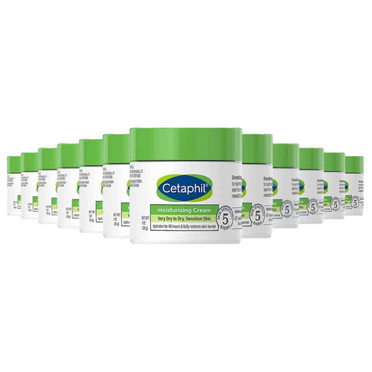 Cetaphil - Moisturizing Cream for Very Dry to Dry, Sensitive Skin - 1 Oz - 144 Pack | Cetaphil - Pre Order
