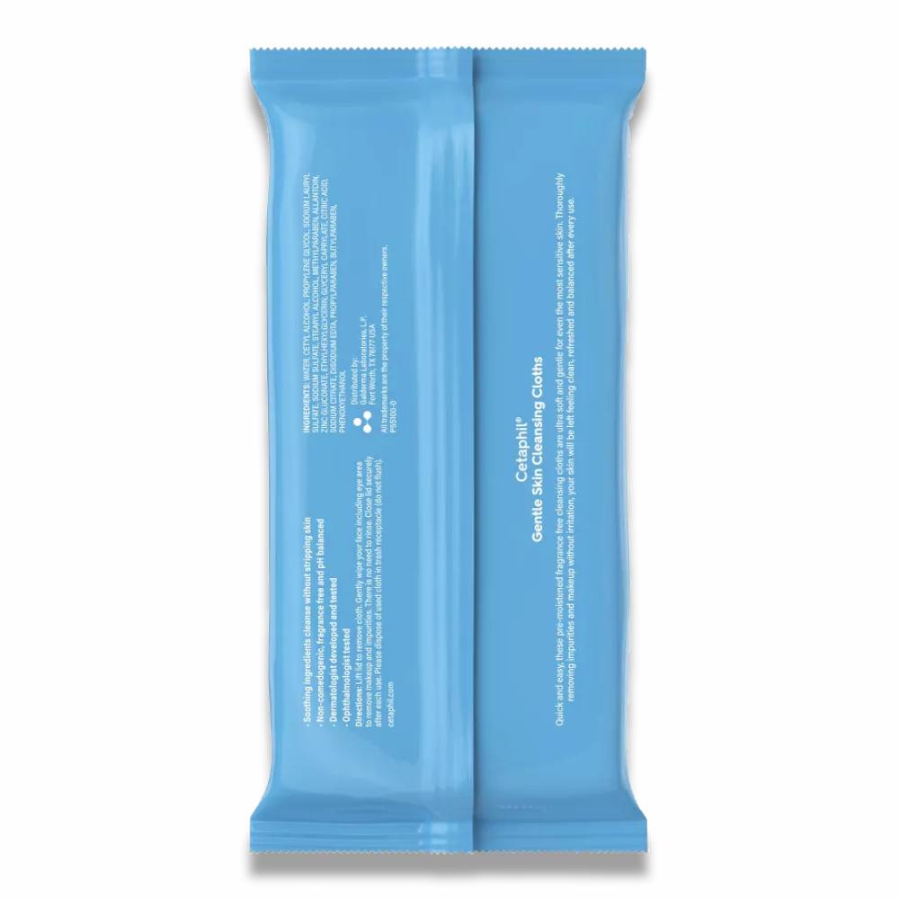 Cetaphil Gentle Skin Cleansing Cloths Face and Body Wipes - 25 Ct - 12 Pack Contarmarket