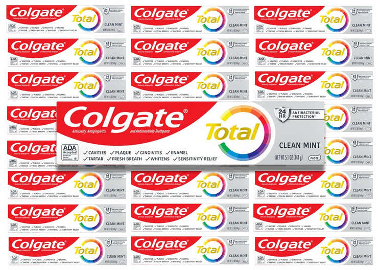 Colgate - Total Antibacterial Protection Toothpaste Mint 5.1 oz - 24 Pack | Colgate - Pre Order