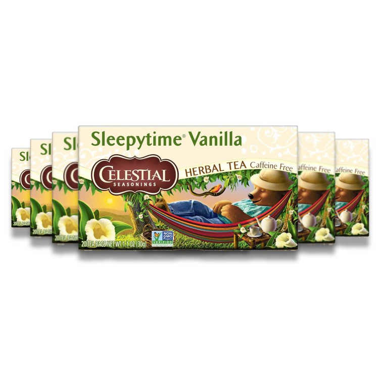 Celestial Seasonings - Herbal Tea, Sleepytime Vanilla  - 20 Ct - 6 Pack | Celestial Seasonings - Pre Order