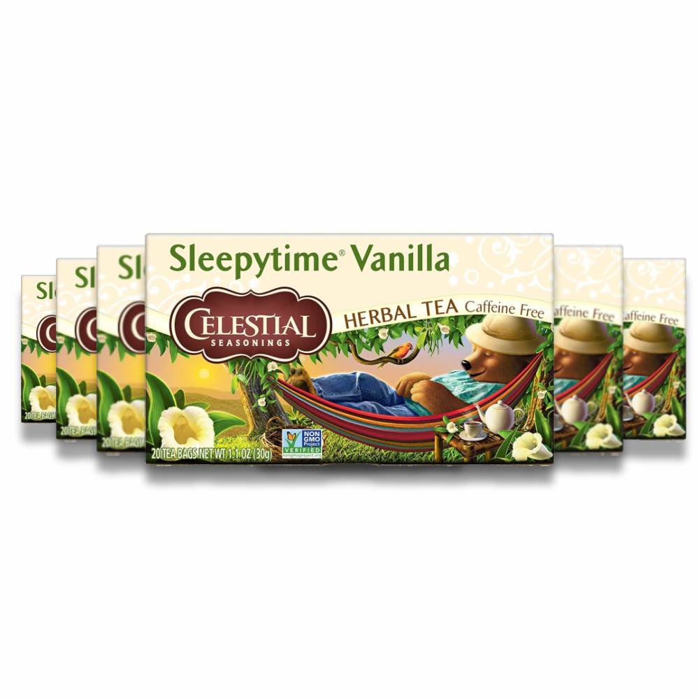 Celestial Seasonings - Herbal Tea, Sleepytime Vanilla  - 20 Ct - 6 Pack