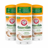Arm & Hammer – Essentials Natural Deodorant, Coconut Geranium, 2.5 oz – 3 Pack
