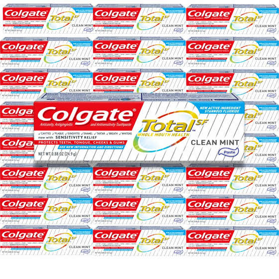 Colgate - Total Clean Mint Toothpaste - 0.88 Oz - 24 Pack - Travel Size - | Colgate - Colgate