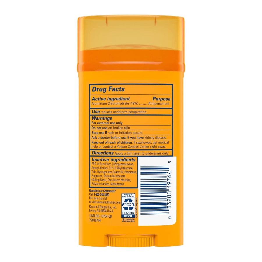 Arm & Hammer  Deodorant UltraMax Solid Cool Blast  - 2.6 Oz - 12 Pack