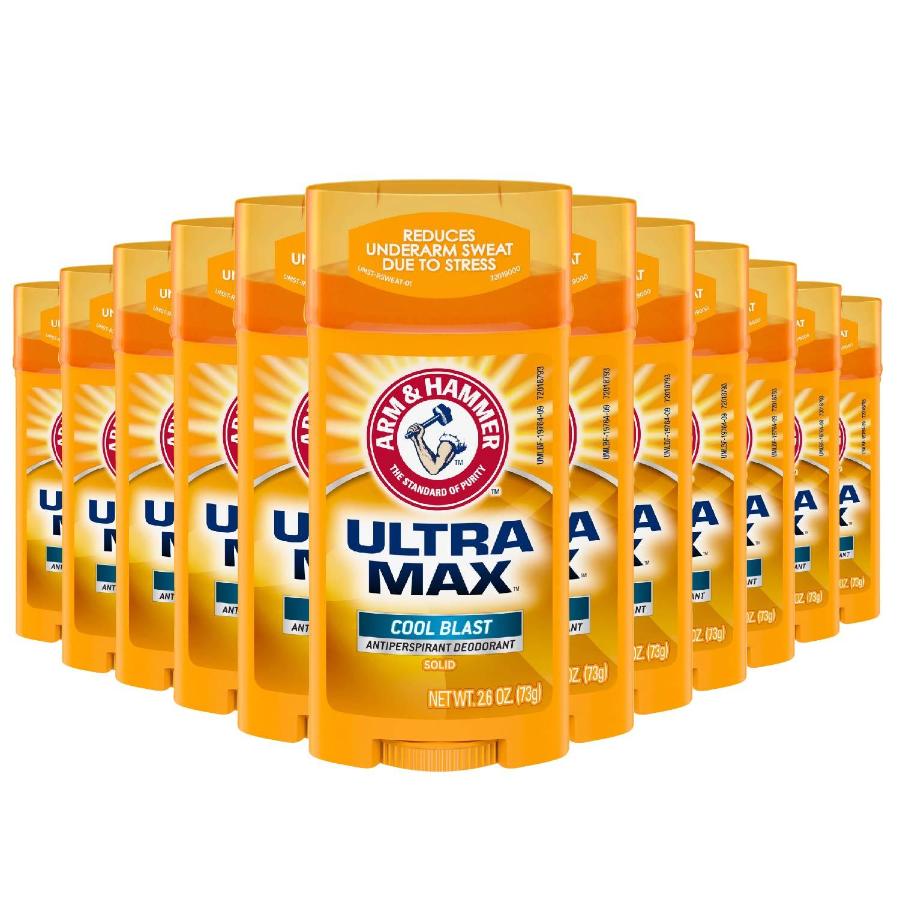 Arm & Hammer  Deodorant UltraMax Solid Cool Blast  - 2.6 Oz - 12 Pack