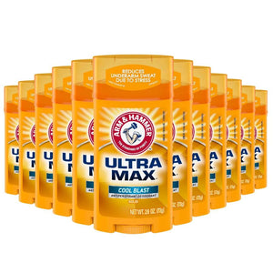 Arm & Hammer  Deodorant UltraMax Solid Cool Blast  - 2.6 Oz - 12 Pack