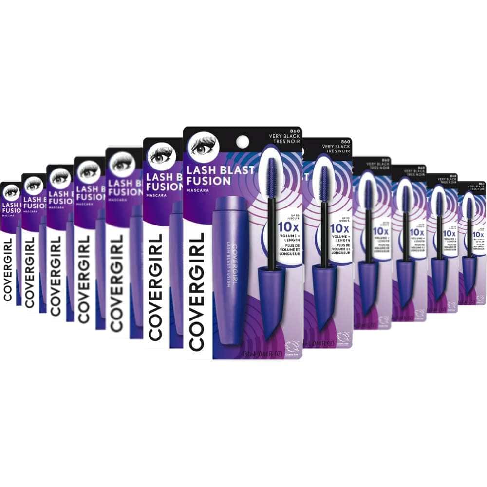 Covergirl - LashBlast Fusion Mascara, Very Black [860]  - 0.44 Oz - 24 Pack