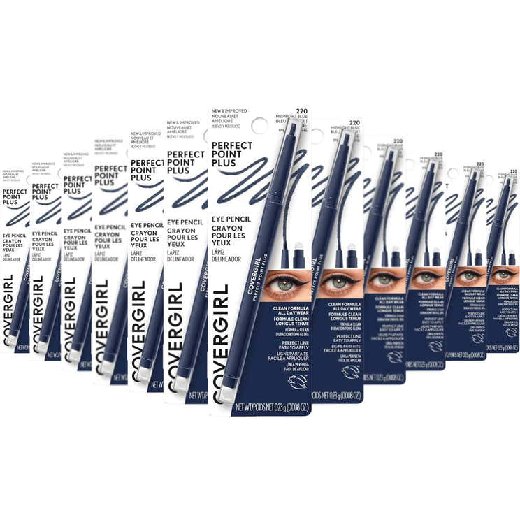 Covergirl - Perfect Point Plus Self Sharpening Eye Pencil, Midnight Blue [220] - 0.08 Oz - 72 Pack | Covergirl - Pre Order