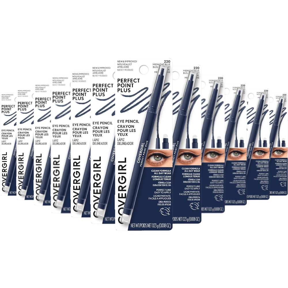 Covergirl - Perfect Point Plus Self Sharpening Eye Pencil, Midnight Blue [220] - 0.08 Oz - 36 Pack