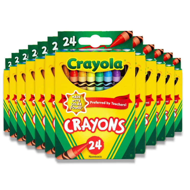 Crayola - Classic Color Crayons - 24 ct - 48 Pack - Crayola Classic Color Crayons - 24 Ct - 12 Pack Contarmarket | Crayola...
