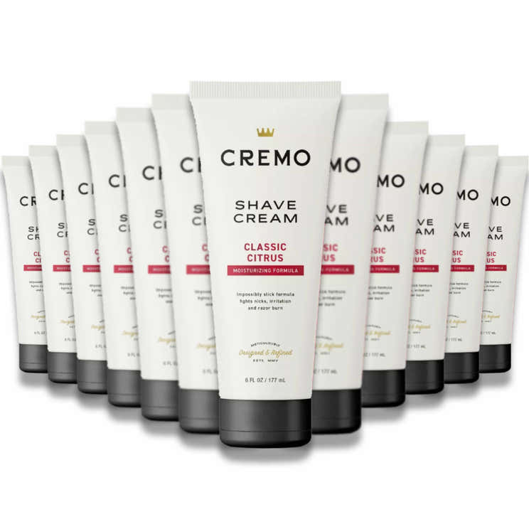 Cremo - Concentrated Mens Shave Cream 6 Fl Oz Classic Citrus Scent- 6 Oz - 48 Pack | Cremo - Pre Order
