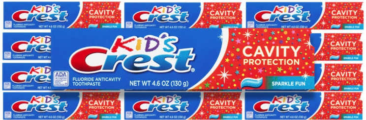 Crest - Kid's Crest Cavity Protection Toothpaste Sparkle Fun -  4.6 Oz - 12 Pack - Crest Kid's Cavity Protection T...