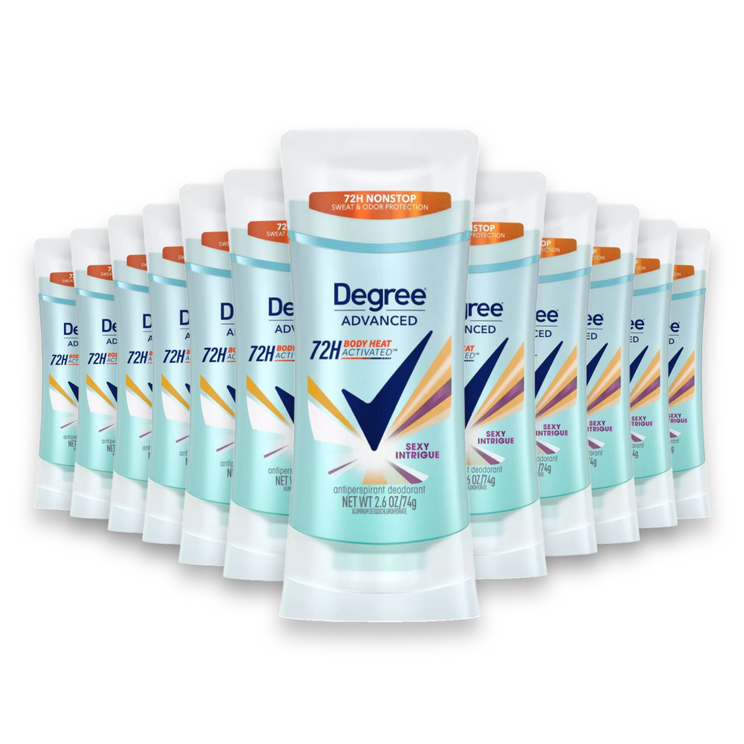 Degree - Antiperspirant &amp; Deodorant Stick, Advanced Motionsense Sexy Intrigue - 2.6 Oz - 12 Pack | Degree - Pre Order