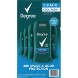 Degree Men Cool Rush Anti-Perspirant - 2.7 Oz - 5 Pack