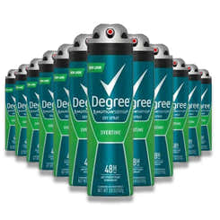Degree Men Antiperspirant - Dry Spray Overtime, 3.8 Oz - 12 Pack Contarmarket