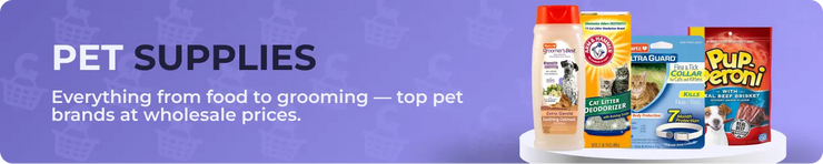 pet supplies category. top pet brands at wholesale prices. Click to go to category