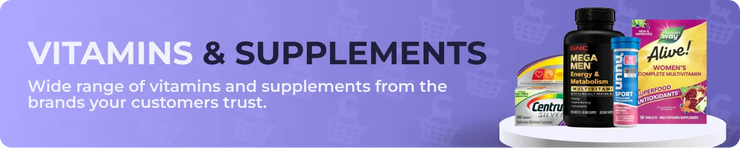 Vitamins & supplements category. Explore a wide range of vitamins and supplements. Click to go to category