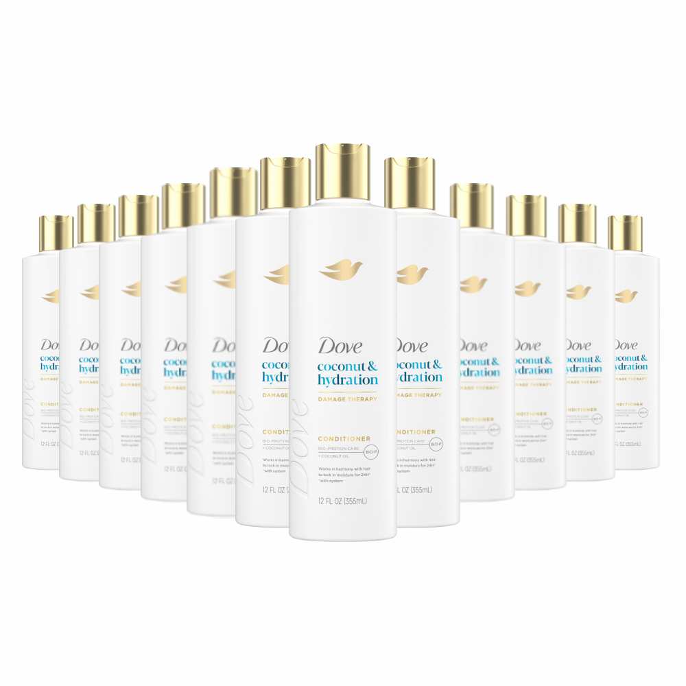 Dove - Coconut & Hydration Conditioner - 12 Oz - 6 Pack