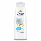 Dove - Moisturizing Shampoo for Dry Hair, Frizz Control  12 oz - 6 Pack