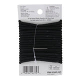 Scunci - Comfortable All Day Medium Hold, Black, 18 Ct - 48 Pack