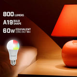 Energizer Connect Smart Wi-Fi LED Bulbs, 800 Lumens, Multi-Color + White Settings – 4 Pack