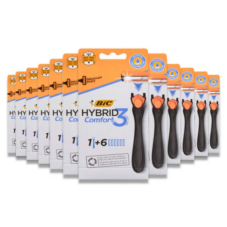 BiC - Hybrid Advance for Men, Shaver System - 1 Ea - 72 Pack | Bic - Pre Order
