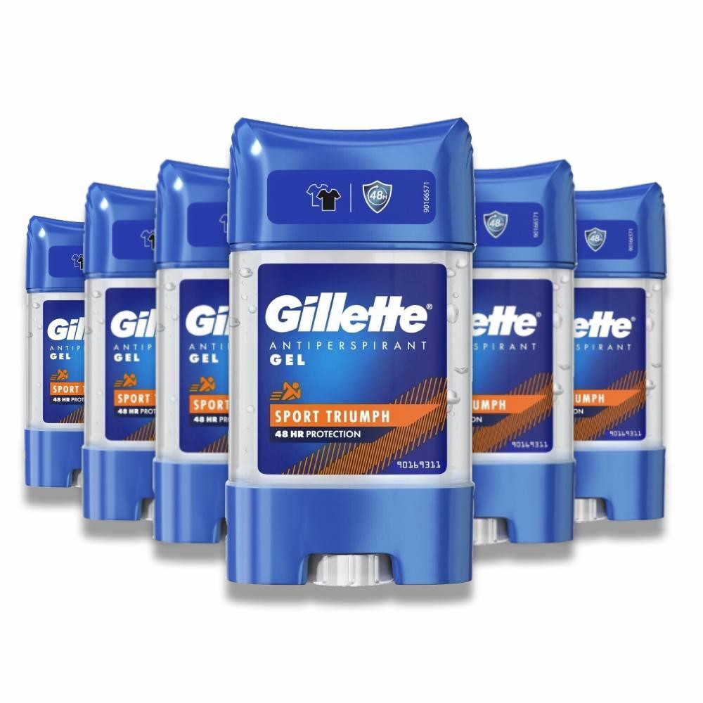 Gillette - Antiperspirant Gel, Sport Triumph - 70 ml - 120 Pack