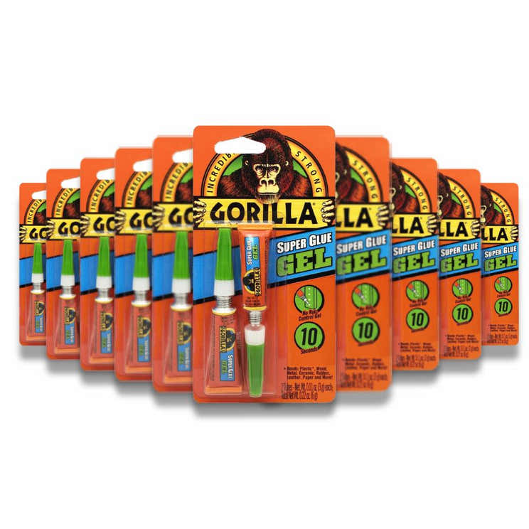 Gorilla - Super Glue Gel Twin Pack - 3g Tube - 10 Pack | Gorilla - Pre Order