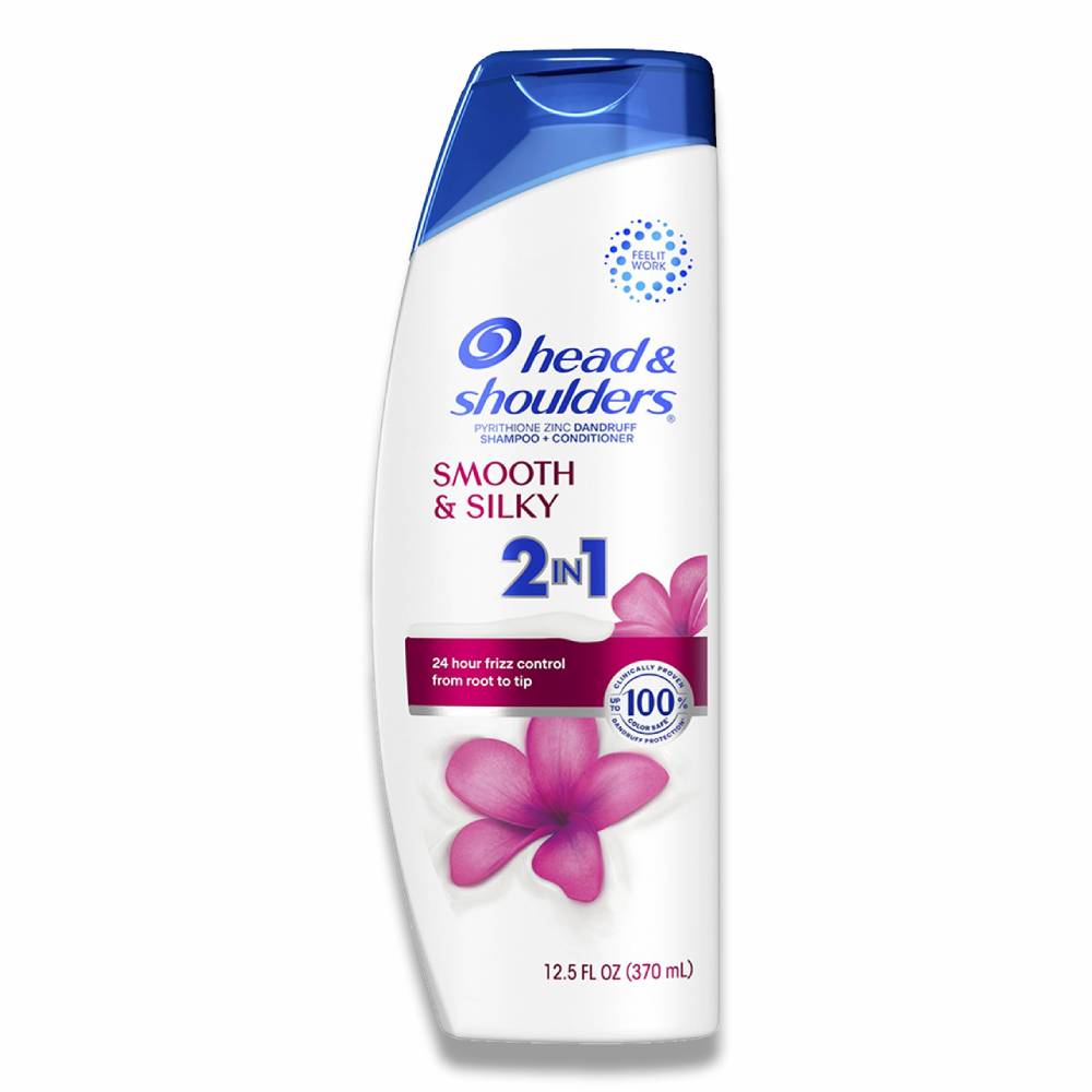 Head & Shoulders -2 in 1 Dandruff Shampoo and Conditioner, Anti-Dandruff Treatment - 12.5 Oz - 6 Pack