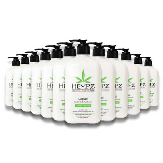 Hempz - Original Herbal Moisturizing Body Lotion - 17 Oz - 12 Pack | Hempz - All products