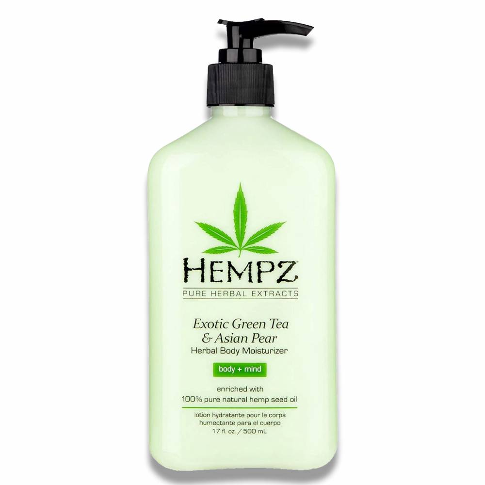 Hempz - Exotic Green Tea & Asian Pear Herbal Body Moisturizer - 17 Oz - 12 Pack