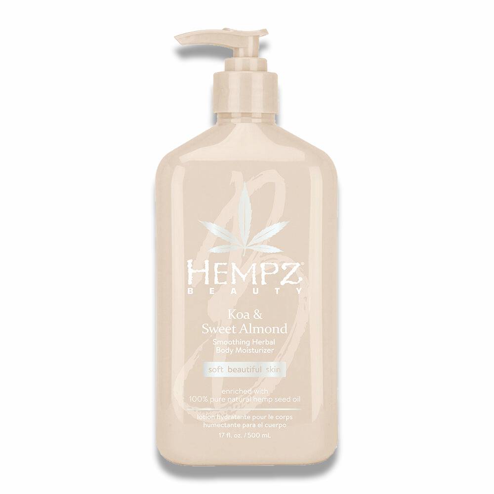 Hempz - Koa & Sweet Almond Smoothing Herbal Body Moisturizer - 17 Oz - 12 Pack