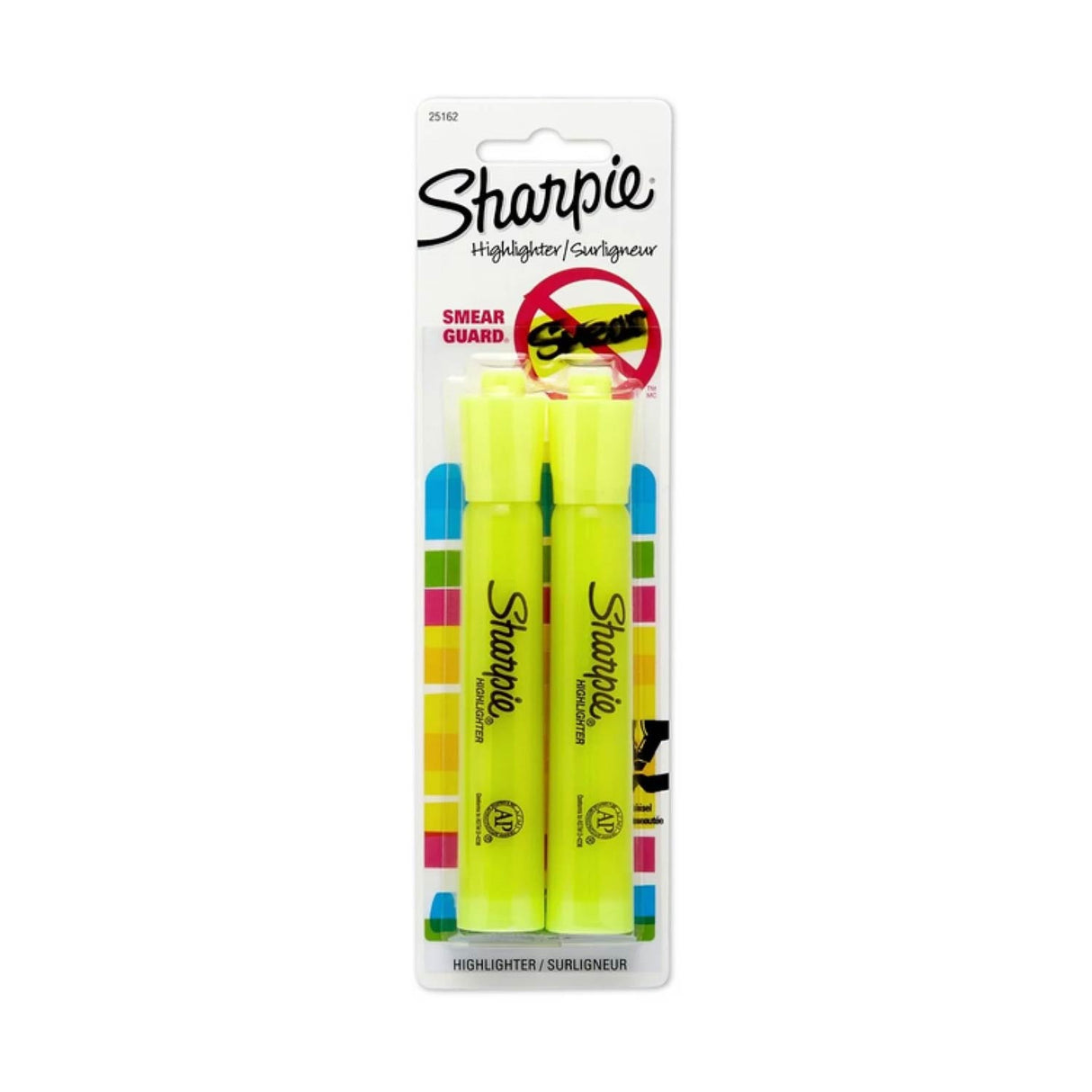 Sharpie - Fluorescent Yellow Highlighters Chisel Tip, 2 ct - 12 Pack