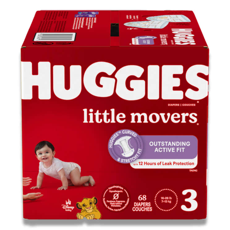 Huggies - Little Movers Baby Diapers, Size 3 - 68 Ct Each | Huggies - Pre Order