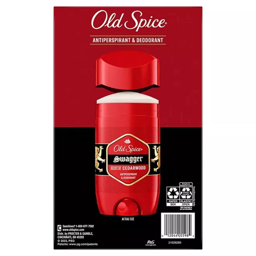 Old Spice - Swagger Antiperspirant & Deodorant for Men - 2.6 Oz, 5ct - 18 Pack