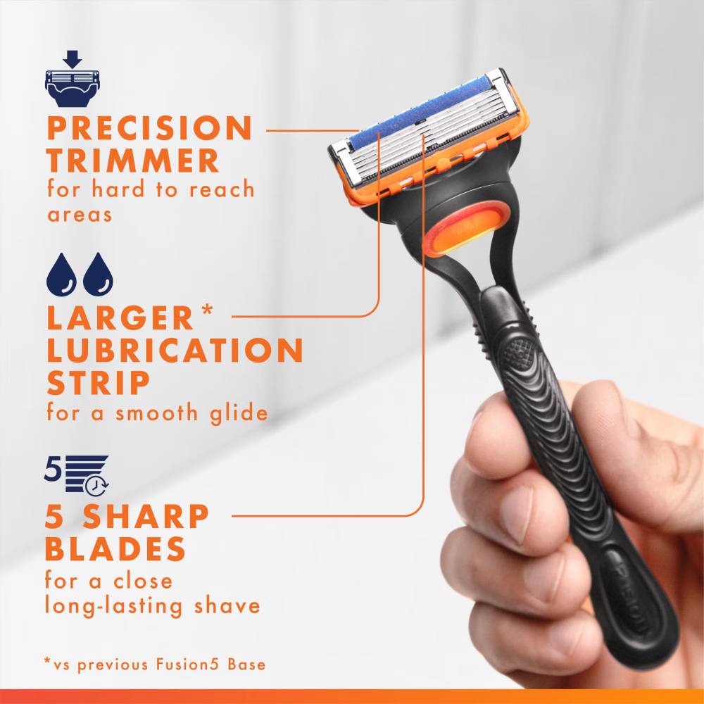 Gillette Fusion5 Men's Razor Handle + 9 Cartridges
