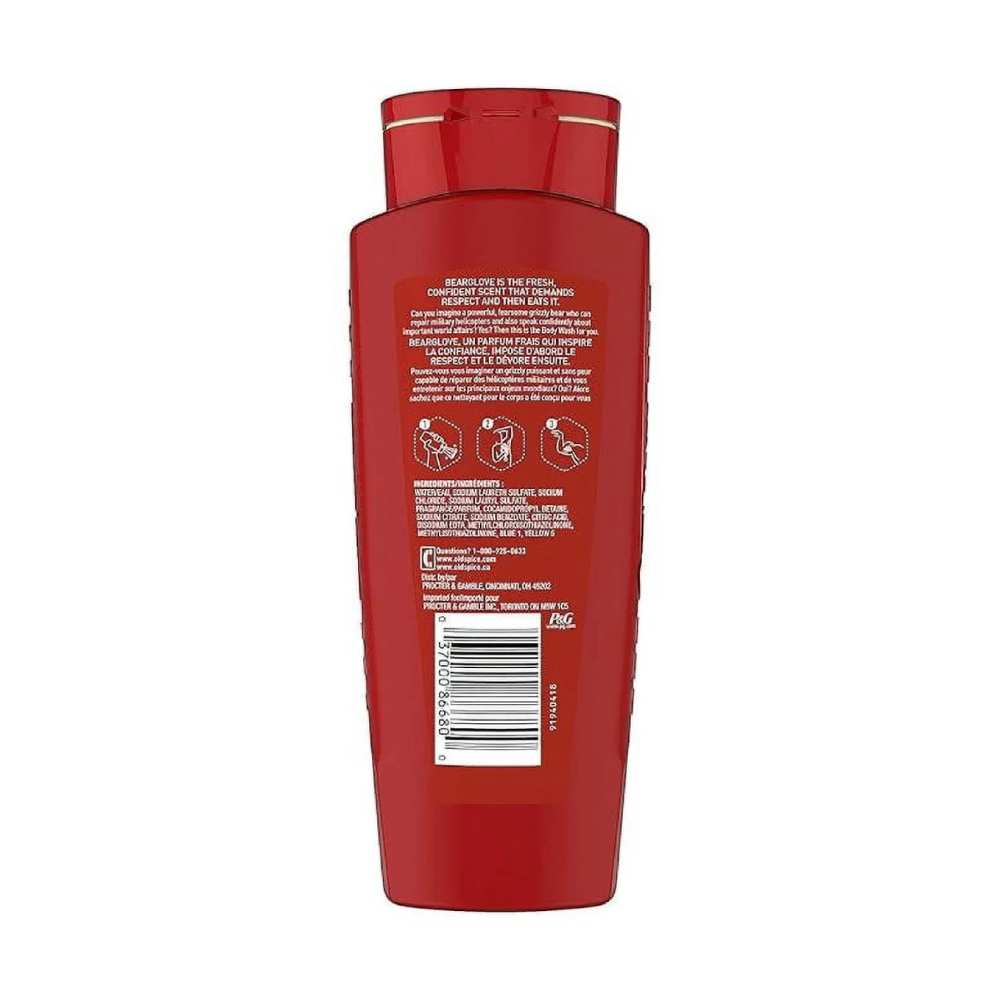 Old Spice – Body Wash, Bearglove Crisp Orchard Scent, 16 oz – 4 Pack