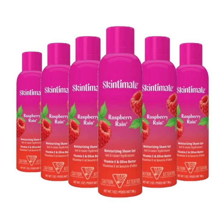 Skintimate Shave Gel Moisturizing Raspberry 7 Oz - 6 Pack | Skintimate - Pre Order