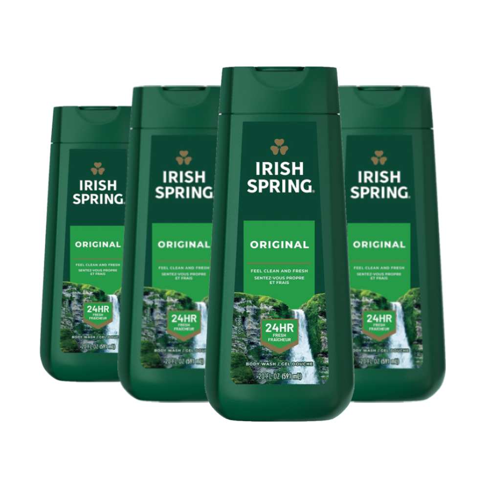 Irish Spring -  Original Clean Body Wash For Men - 20 Oz  - 4 Pack