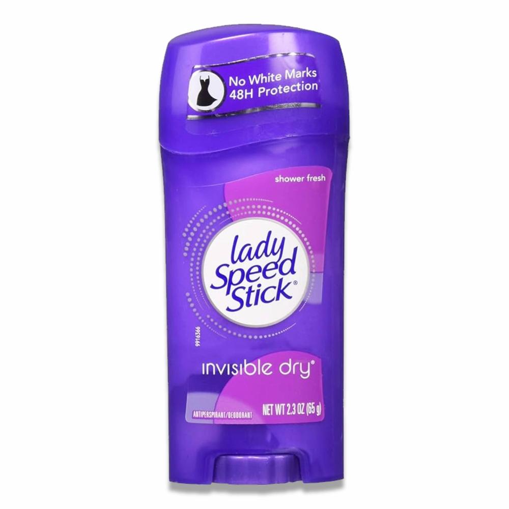 Lady Speed Stick Invisible Dry Antiperspirant & Deodorant, Shower Fresh  2.3 oz - 12 Pack