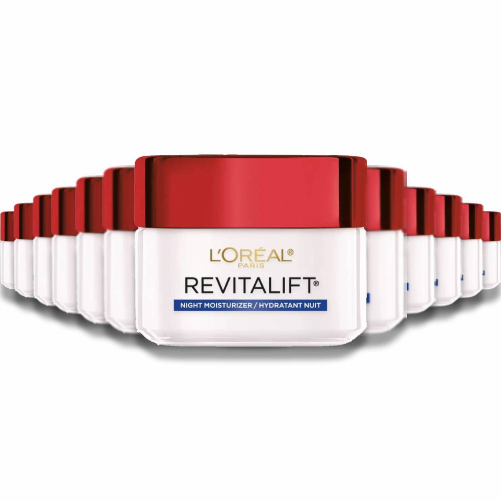 L'Oreal Paris - Revitalift Anti-Wrinkle + Firming Night Cream - 1.7 Oz - 24 Pack