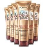 L'Oreal Paris EverCreme Sulfate Free Shampoo, Deep Nourish, With Apricot Oil - 8.5 oz - 6 Pack Contarmarket