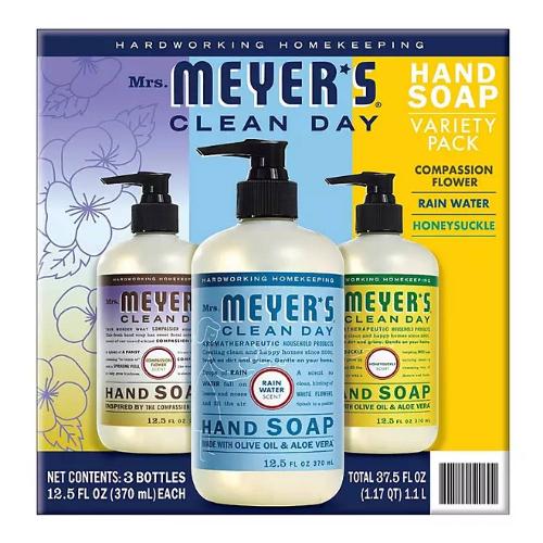Mrs. Meyer's Hand Soap, Summer Favorites - 12.5 Oz - 3 Pack