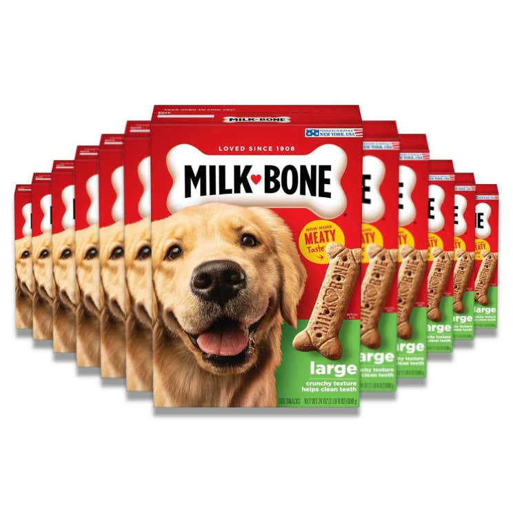 Milk-Bone - Original Dog Treats Biscuits for Large Dogs - 24 Oz - 12 Pack - Milk-Bone Original Dog Treats - Large Dogs, 24...