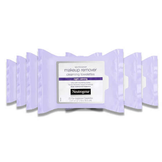 Neutrogena - Facial Cleansing Makeup Remover Towelettes - 25 Ct - 6 Pack | Neutrogena - Makeup Wholesale