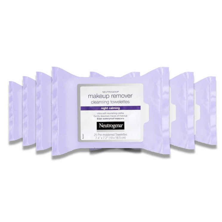 Neutrogena - Facial Cleansing Makeup Remover Towelettes - 25 Ct - 6 Pack | Neutrogena - Pre Order
