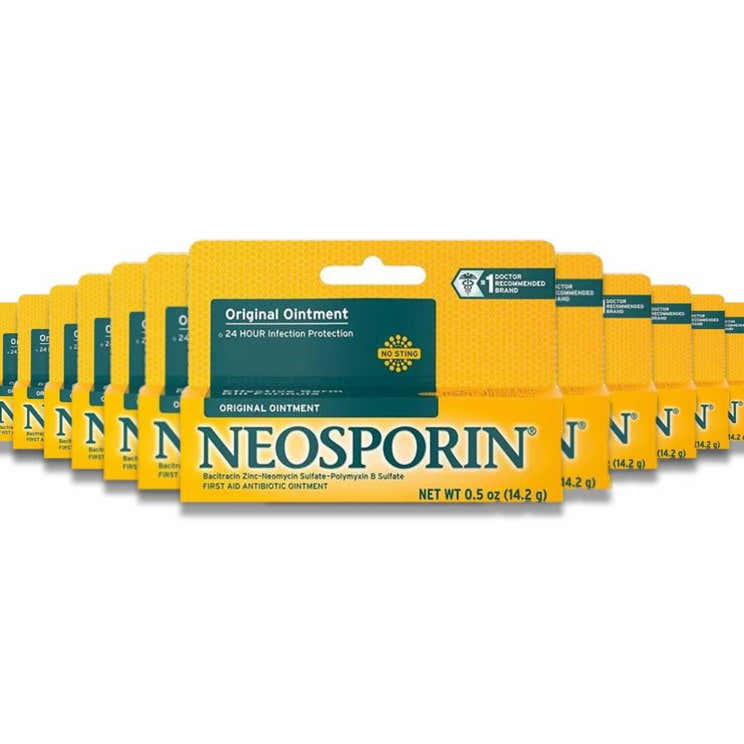 Neosporin - Original First Aid Antibiotic Ointment, Wound Care Treatment  0.5 Oz - 72 Pack | Neosporin - Pre Order