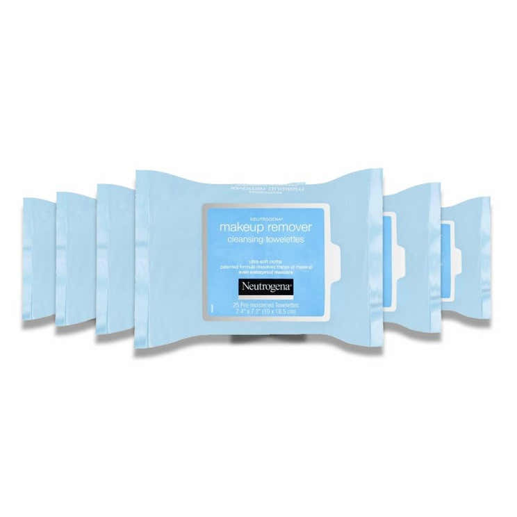 Neutrogena - Makeup Remover Cleansing Wipes - 25 Ct - 6 Pack | Neutrogena - Pre Order