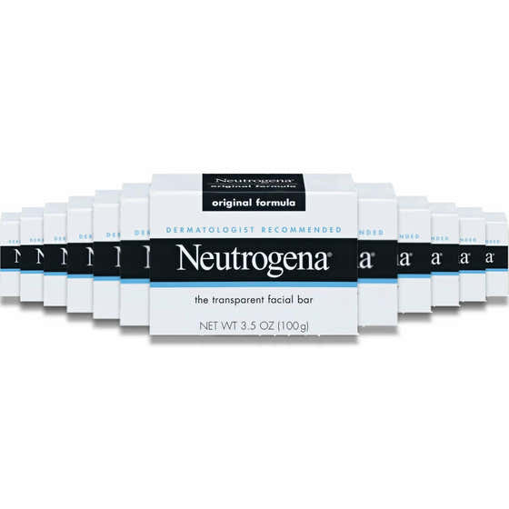 Neutrogena - Facial Bar, Original Formula - 3.5 Oz - 24 Pack | Neutrogena - Soaps &amp; Body Wash